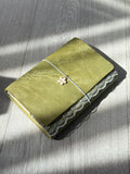 A5 Matcha Lace Leather Journal