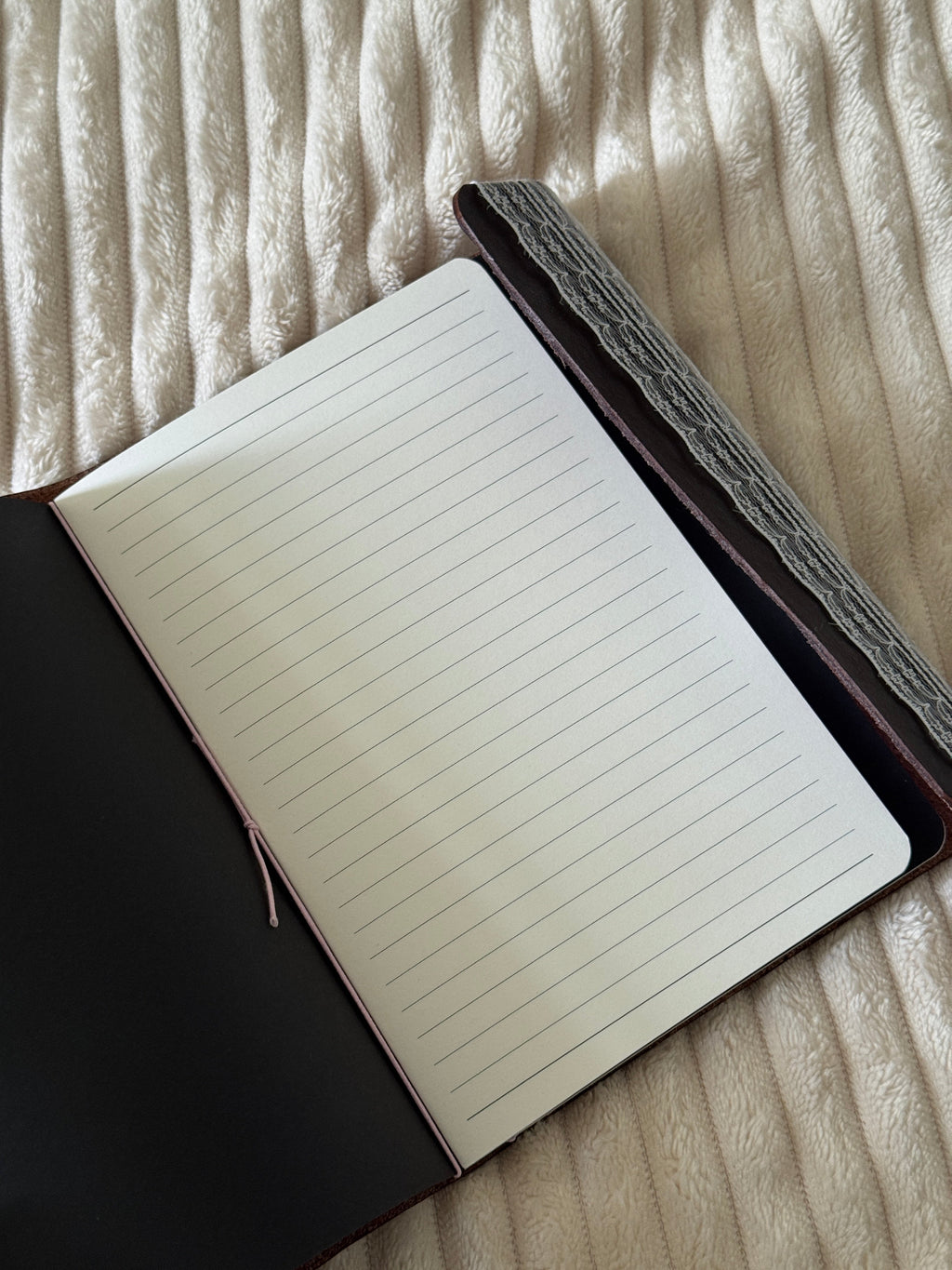 A5 Cinderwood Lace Leather Journal