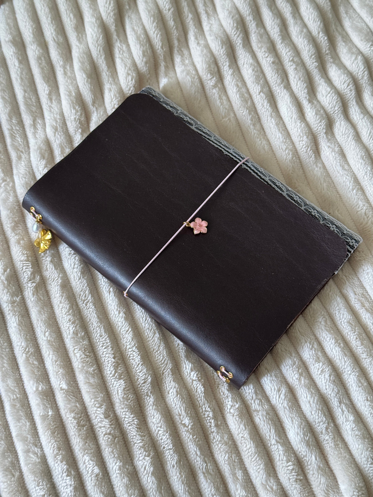 A5 Cinderwood Lace Leather Journal